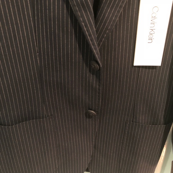 NWT Calvin Klein Navy Slim Fit Stretch Sport Coat - Picture 4 of 8